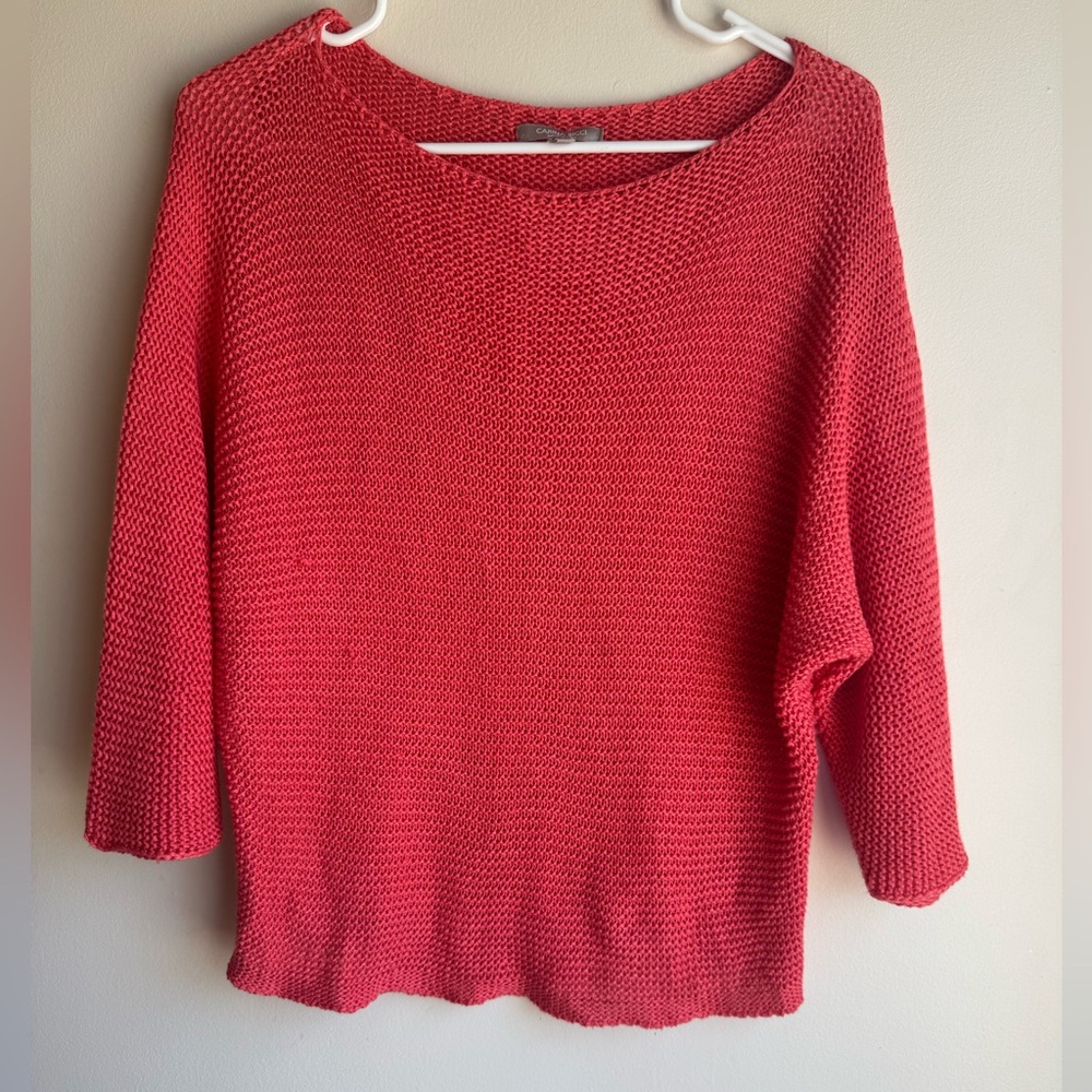 Carina Ricci Coral Sweater Size Small
